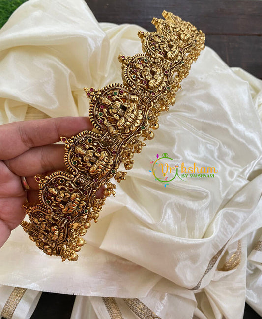 Gold Look Alike Lakshmi Hipbelt - Antique Temple Hipbelt -G5825