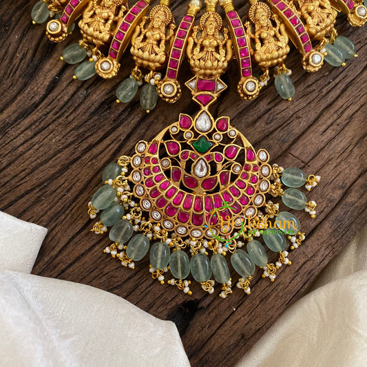 Precious Jadau Kundan Short Neckpiece -J1381