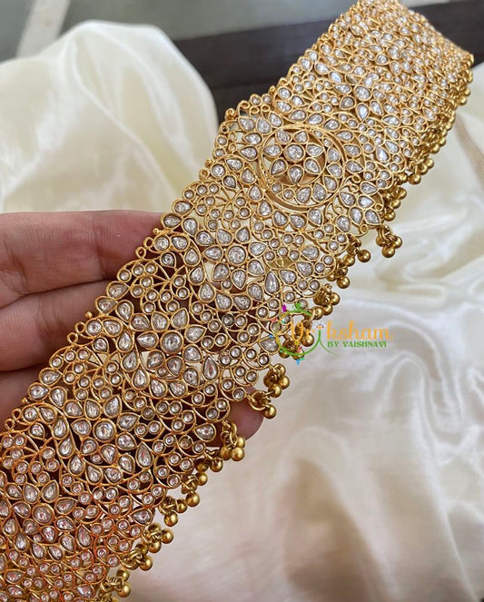 Bridal Kundan White Hipblet-Annam-G5829