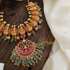 Precious Jadau Kundan Short Neckpiece -J1381