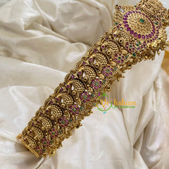 Premium AD Stone Bridal Hipbelt -Gold Bead -G8434