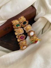 Ram Parivar Navarathna Multicolor Stone Bangles-G5066