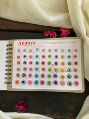 Cocktail Stone Sticker Bindi Book-Ananya Short-BB024