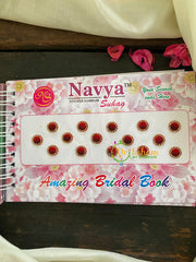 Cocktail Stone Red Sticker Bindi Book-Navya Short-BB025