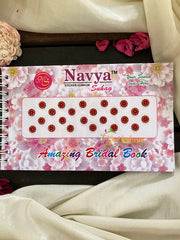 Cocktail Stone Red Sticker Bindi Book-Navya Short-BB027