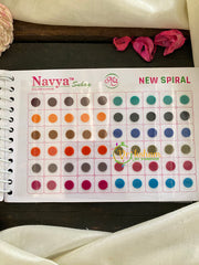 Plain Color Bindi Book 2-Big Size-Navya Short-BB030
