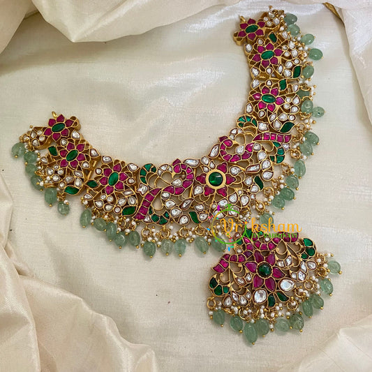 Jadau Kundan Short Neckpiece-J990