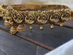 Premium Antique Lakshmi Hipbelt -Gold look alike Temple Hipbelt -G2267