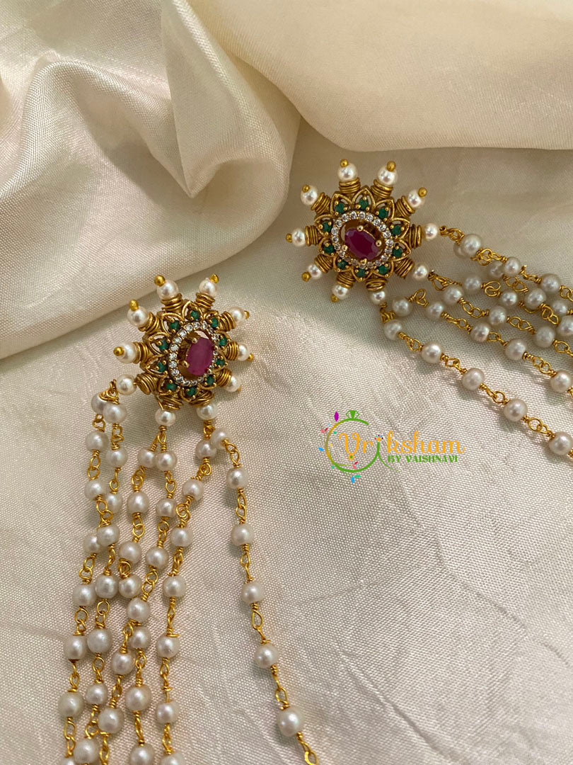 Round Jada Bun Billai with Maatil -Bridal Bun Jada Billai -G8357