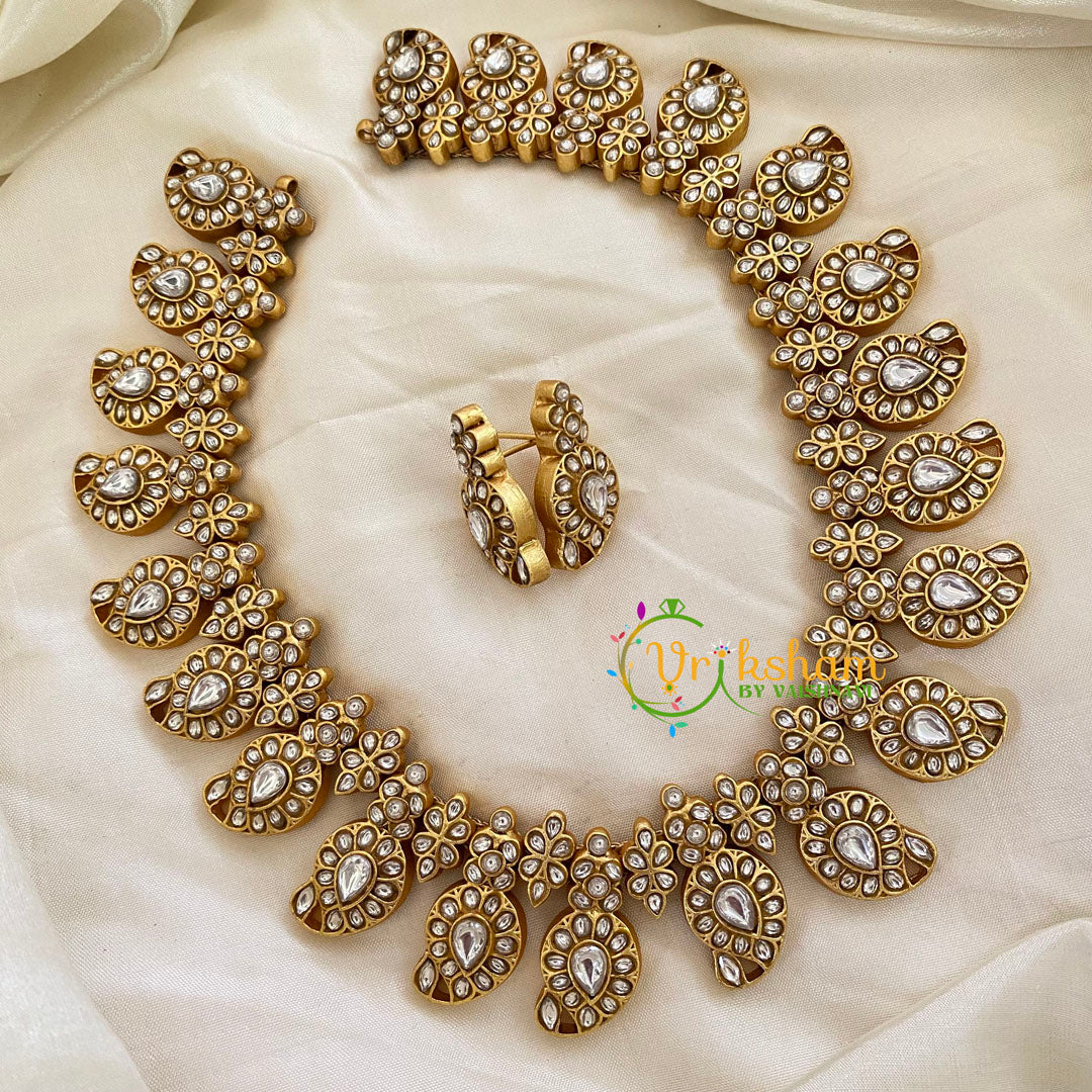 Exquisite Kundan Jadau Maanga Neckpiece -J809