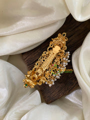 Premium Gold AD Stone Hair Clip -H519