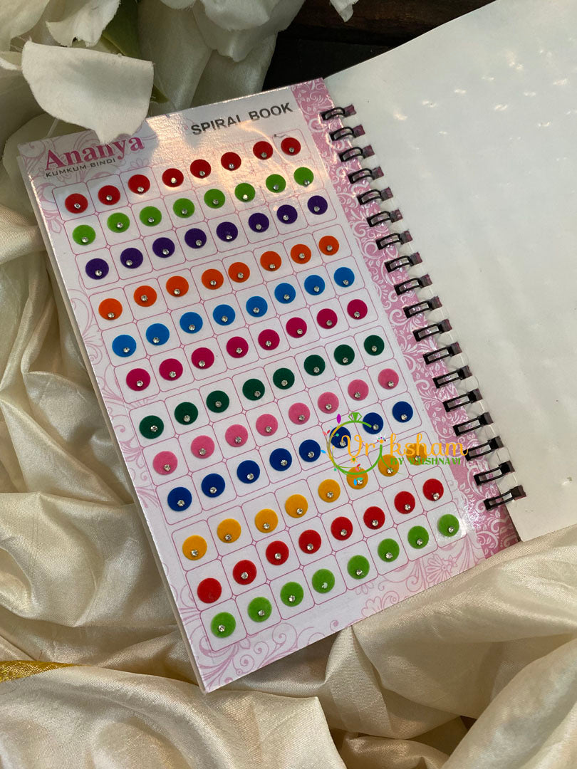 Shaded Single Stone Sticker Bindi Book- Ananya Long -BB109