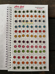 Stone Sticker Bindi Book- Color bindis -G2308