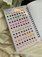 Round Plain Sticker Bindi Book-Navya Long-BB104