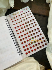 Round Plain Sticker Bindi Book-Navya Long-BB104