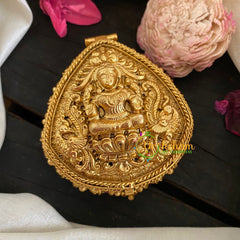 Gold Look Alike Lakshmi Kumkum Box-G3099