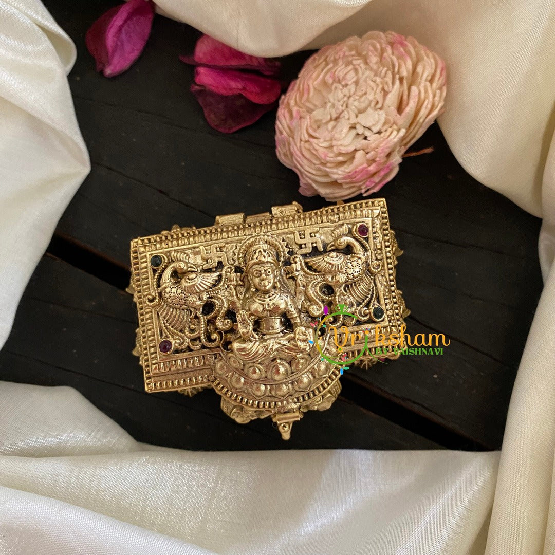 Antique Lakshmi Kumkum Box- Rectangular -G3097