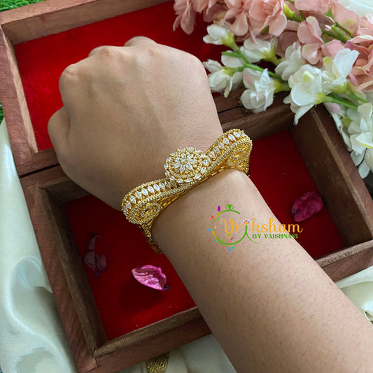 Designer Gold American Diamond Bracelet-G5286