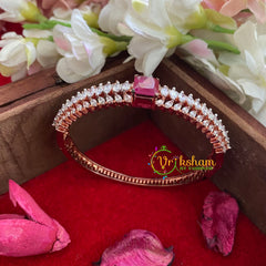 American Diamond Bracelet-Pink-G5282