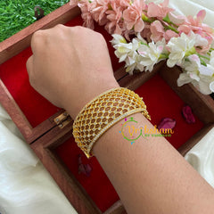 Gold American Diamond Kada Bracelet-G5268
