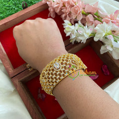 Gold American Diamond Kada Bracelet-G5267