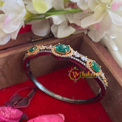 Designer American Diamond Bracelet-Green-G5229