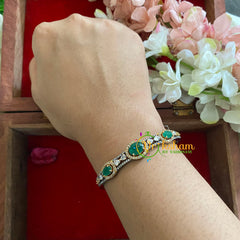 Designer American Diamond Bracelet-Green-G5229