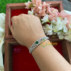 American Diamond Bracelet-Green-G5230