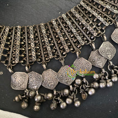 Oxidized Choker Short Neckpiece-S688