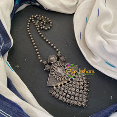 Silver Look Alike Durga Pendant Chain -S604