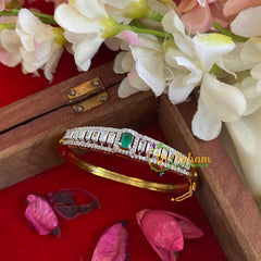 American Diamond Bracelet-Green-G5248