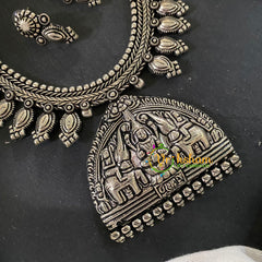 Kolhapuri Temple Neckpiece- Lakshmi -S545