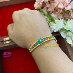 American Diamond Bracelet-Green-G5239