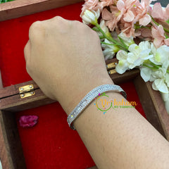 American Diamond Bracelet-White-G5219