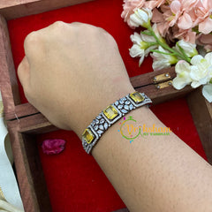 American Diamond Bracelet-Yellow-G5215
