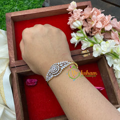 American Diamond Bracelet-White-G5209