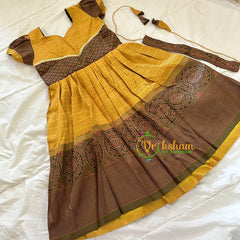 Yellow Indian Traditional Dress for Girls - Girls Gown -VS931