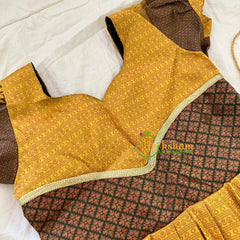 Yellow Indian Traditional Dress for Girls - Girls Gown -VS931
