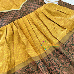 Yellow Indian Traditional Dress for Girls - Girls Gown -VS931