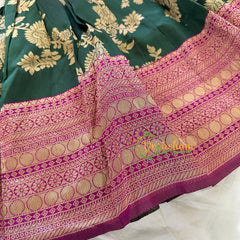 Majantha Green Indian Traditional Dress for Girls - Girls Gown -VS930