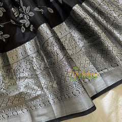 Black Silver Indian Traditional Dress for Girls - Girls Gown -VS916