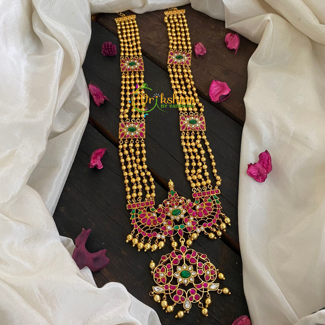 Precious Jadau Kundan Pendant Malai -J469