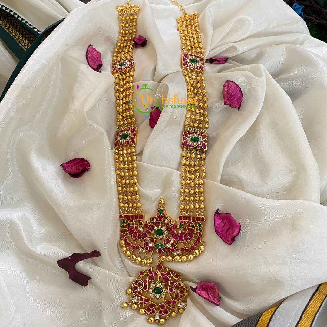 Precious Jadau Kundan Pendant Malai -J469