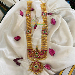Precious Jadau Kundan Pendant Malai -J469