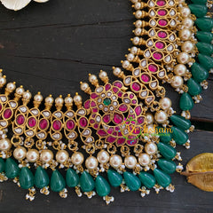 Premium Kundan Jadau Short Neckpiece -J900