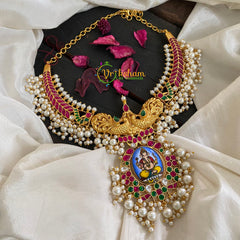 Exquisite Jadau Kundan Neckpiece-Ganesh-J480