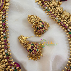 Premium Lakshmi Haram with Mogappu-Gold Bead-G5304