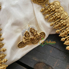 Premium AD Stone Lakshmi Kaasumalai Haram with Mogappu-G5332