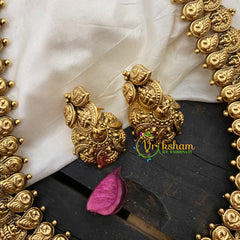 Premium AD Stone Lakshmi Kaasumalai Haram-G5334