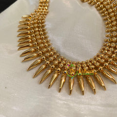 Gold Look Alike Kerala Mullai Mottu Neckpiece-G8719